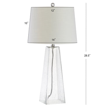 Dylan 28.5" Glass LED Table Lamp - JONATHAN Y